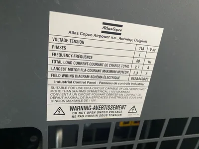 2008 ATLAS COPCO GX5 FF Rotary Screw & Sliding Vane Air Compressors | Compass Machine Tools, LLC (4)