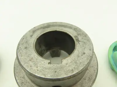 Magnaloy 400 Flex Coupling Hub Aluminum 1-5/8x1" Bore 	3/8x1/4" Keyways Set