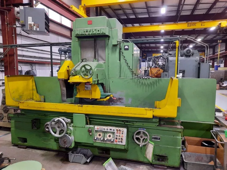 Used MATTISON SG-02 Reciprocating Surface Grinders Illinois US | 520 Machinery Sales LLC #408843