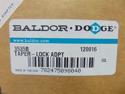 Baldor / Dodge 3535B Taper Lock Bushing Adapter 120016 6.25" OD x 3.5" New NIB