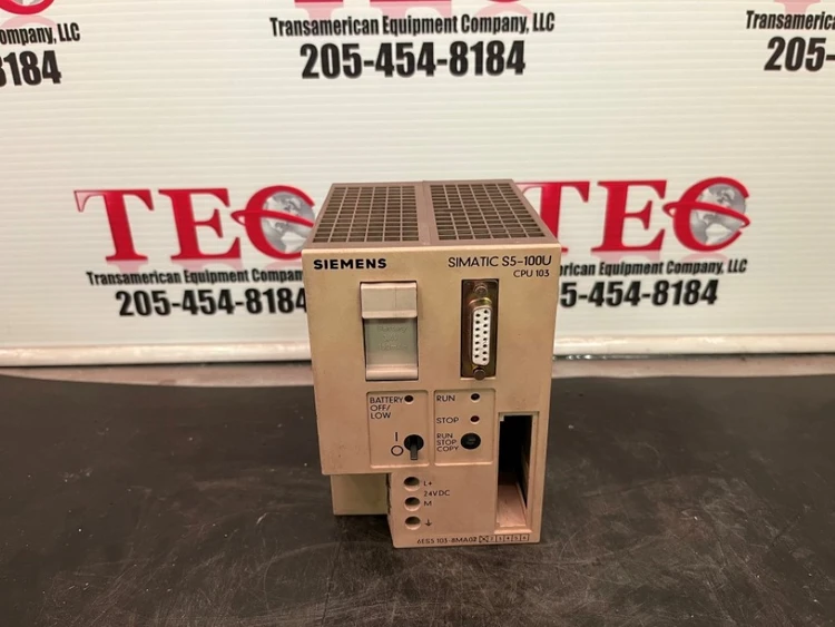 New | in-Stock SIEMENS 6ES5-103-8MA02 PLC Processors Alabama US | Transamerican Equipment Company #706341
