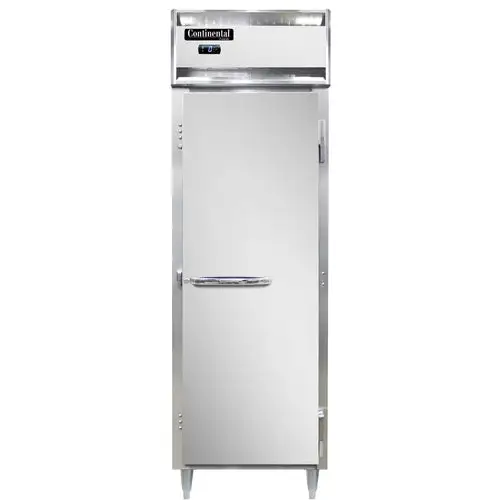 Continental D1FNSA 26" Designer Line One Section Reach In Freezer, (1) Right Hinge Solid Door, 115v