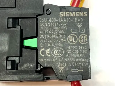 USED SIEMENS ILLUMINATED BLUE PUSHBUTTON 22MM 230V 1NO