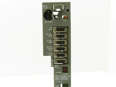 Fanuc A16B-3200-0412/03A Main Board Slot Card With SRAM CPU Servo Cards