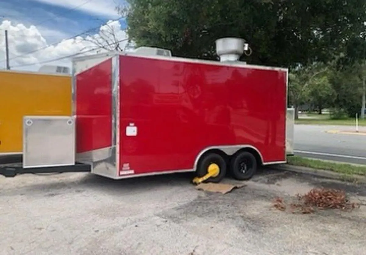 🔥 Turnkey 8.5’ x 14’ Red Food Concession Trailer – Ready to Start Making Money! 🔥🔥 Turnkey 8.5’ x 14’ Red Food Concession Trailer – Ready to Start Making Money! 🔥