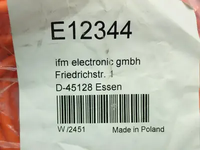 NEW IFM E12344