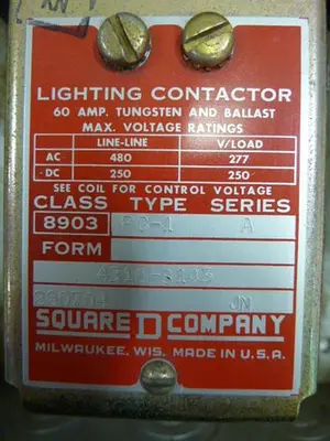 USED SQUARE D 8903-PG1