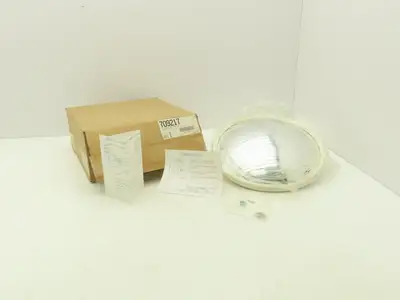 Velvac 709217 10" Center Mount Convex Mirror White Back Pivoting Stud 5/16"-18