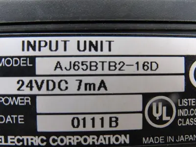 Mitsubishi Melsec  AJ65BTB2-16D CC-link Input Unit 24Vdc 7mA