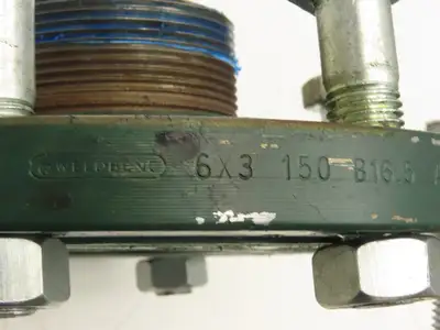 Weldbend 6x3" Reducer Threaded Companion Flange Adapter 8-Bolt Class 150
