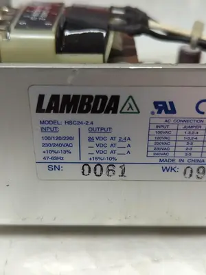 Used LAMBDA SC24-2-4 Miscellaneous Equipment (Electrical & Power) Ohio US | Surplus Asset Holdings #1240683