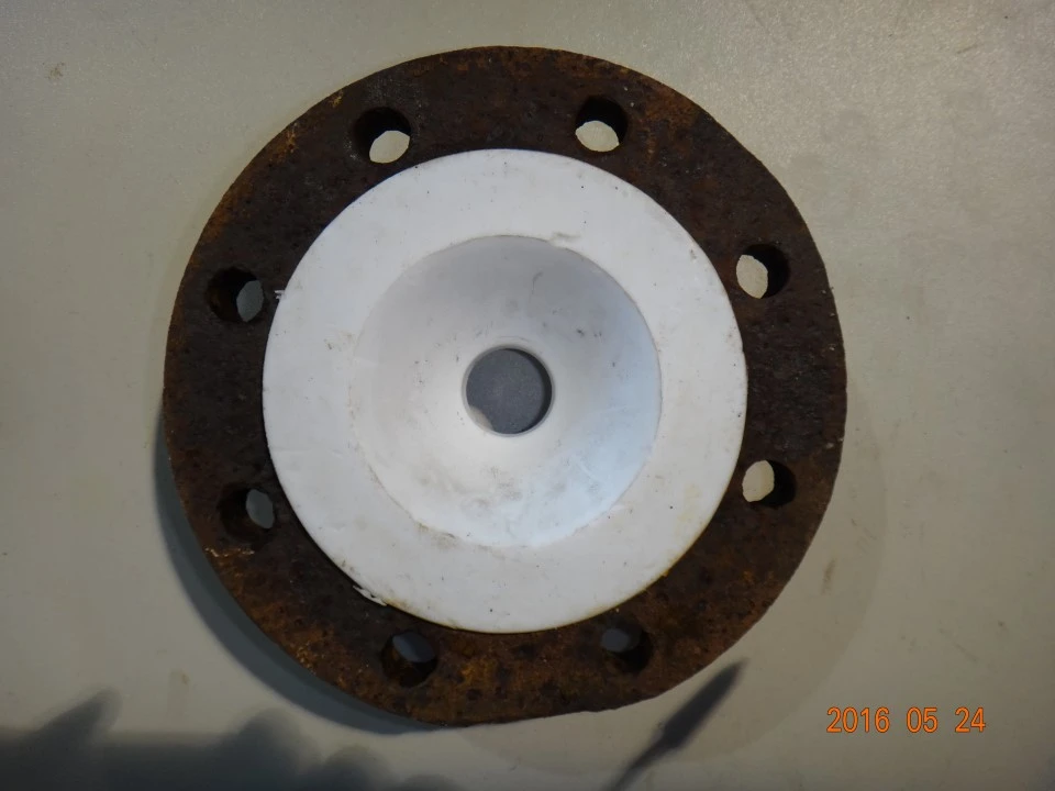 4"x1.5" Resistoflex, PTFE Lined, Reducing Flange150