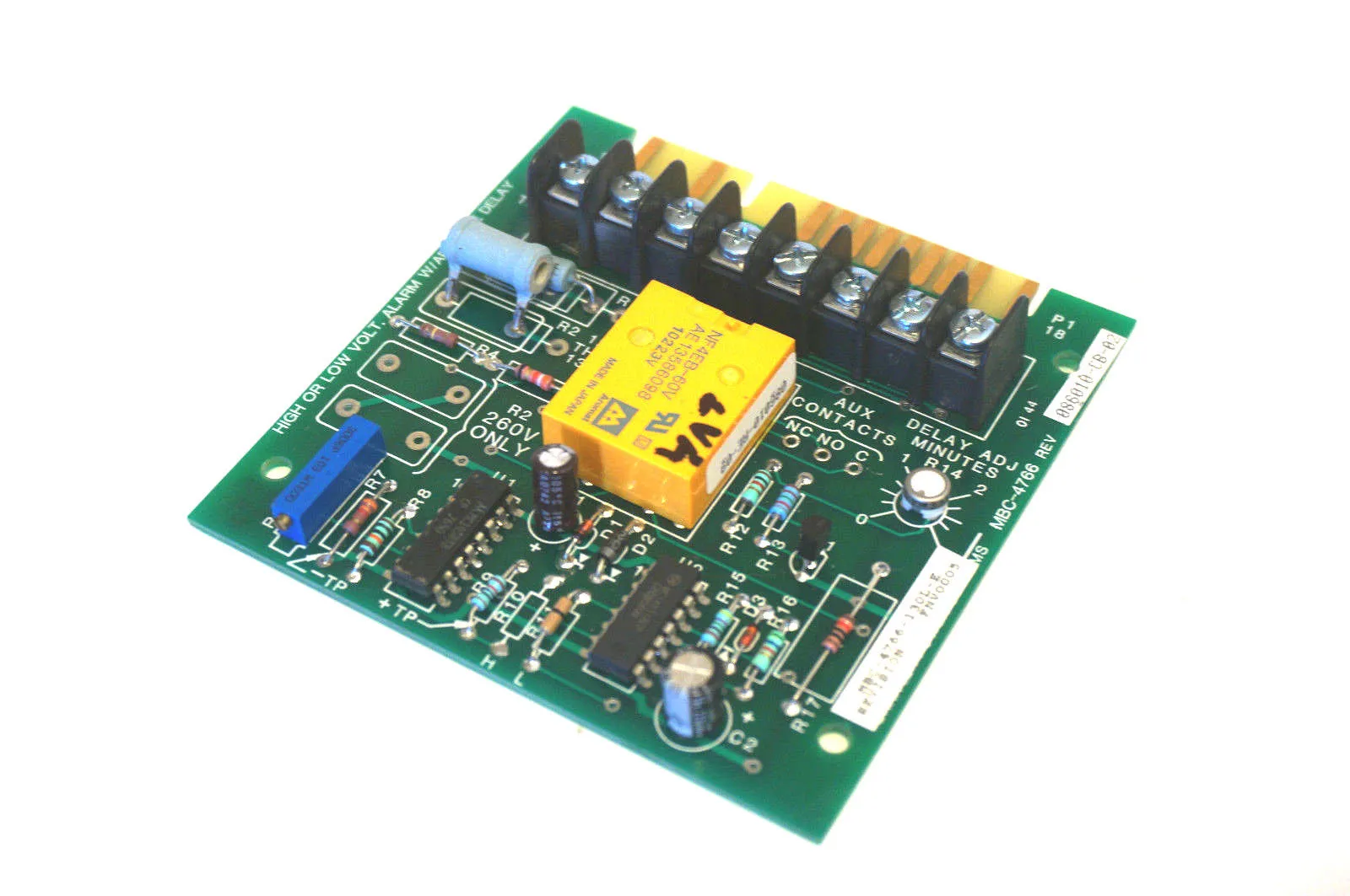 NLI MCB-4766-130L-E ALARM BOARD MCB-4766 MCB4766130LE