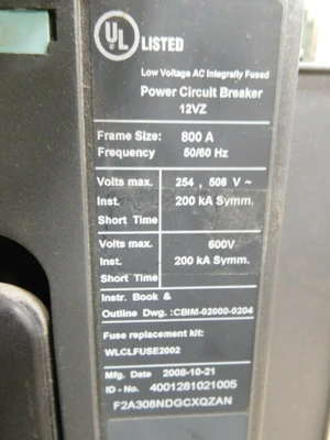 Used Siemens WLF2A308 Circuit Breakers Ohio US | Equipment Recovery Corp. #1330604