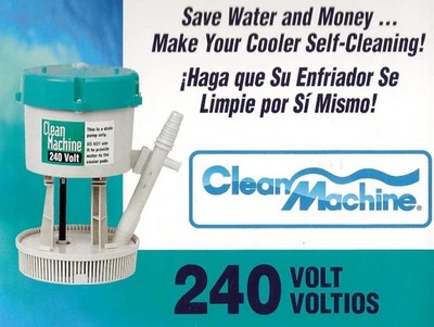 Mastercool CM240B Clean Machine Water Filter PURGE ONLY Evap Cooler Pump, 240V [New, Stocked at Amazon Fulfillment]