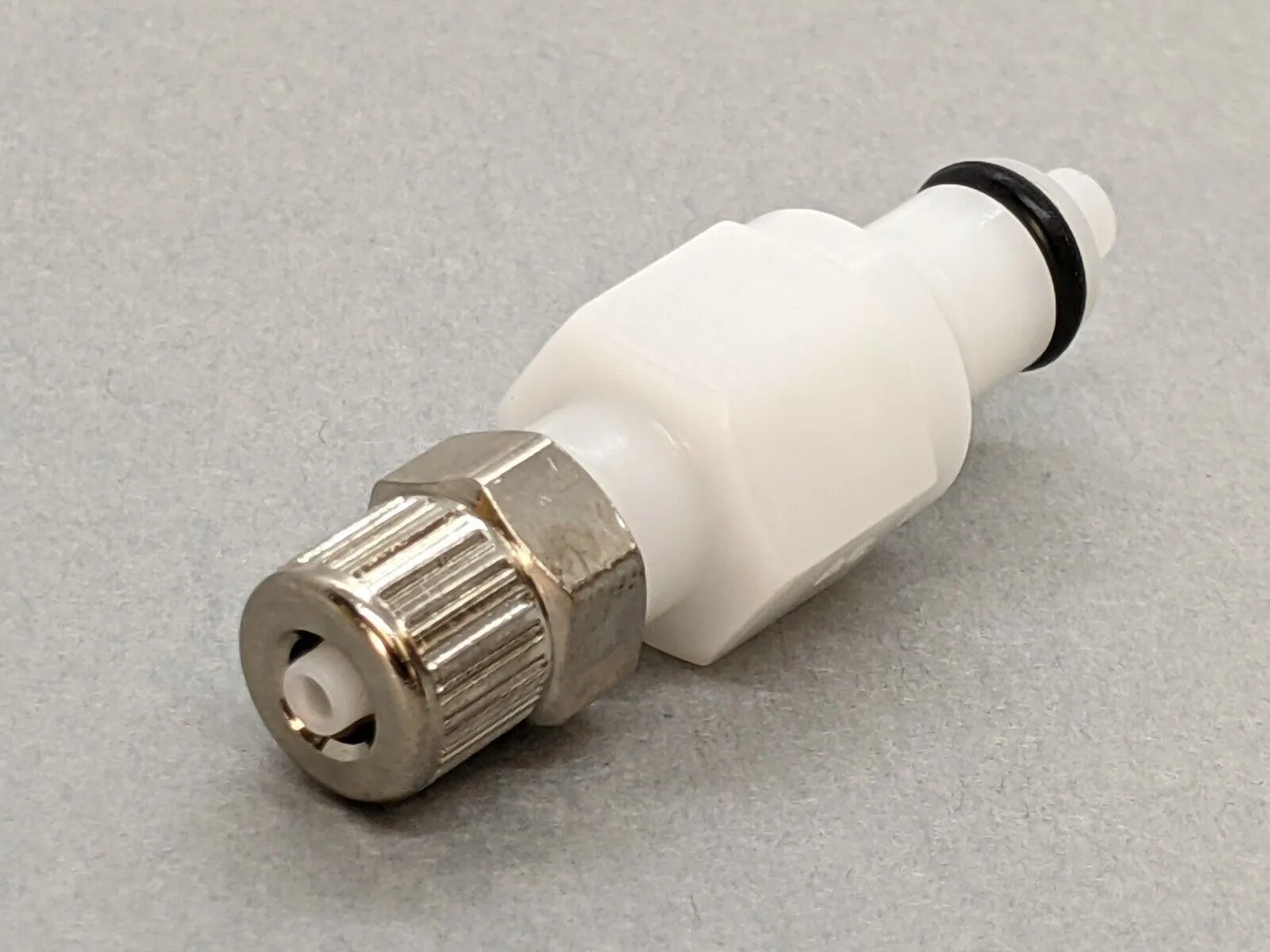Quick Disconnect Insert 1/8" Hose Barb to 5/16" OD, 1/4"-28 Threaded Fitting - New Other