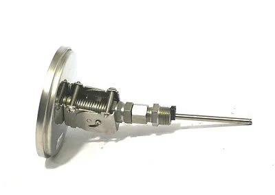 NEW ASHCROFT 50-EI-42-E-040 50/400F BIMETAL THERMOMETER 5'', 50EI42E040
