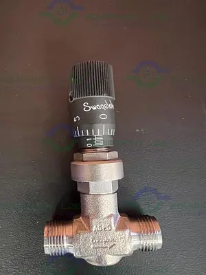 USED SWAGELOK SS-6L-MH STAINLESS STEEL HIGH FLOW METERING VALVE 3/8" TUBE FITTING