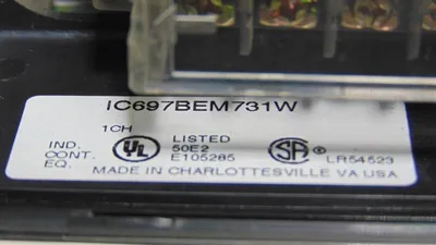 GE Fanuc IC697BEM731W Series 90-70 Bus Controller Module Used