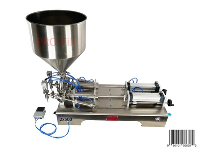 Jet Models Double Head (Air Only / Pneumatic) - Piston Filler Machine