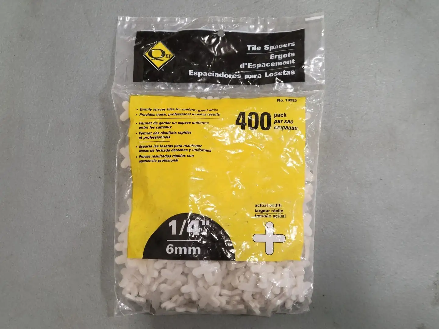 1/4" Tile Spacer (Pack of 400)