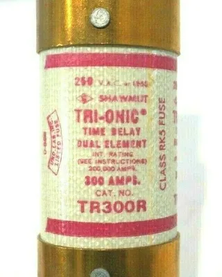 NEW BUSSMANN-TRIONIC TR300R FUSE