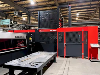 Used 2023 AMADA REGIUS 3015 AJE FIBER Laser Cutters | Machine Factory Outlet #1267061