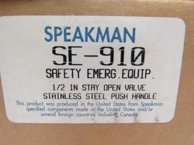 New | in-Stock SPEAKMAN _UNKNOWN_ Valves/Fittings | Arrow Industrial #627699