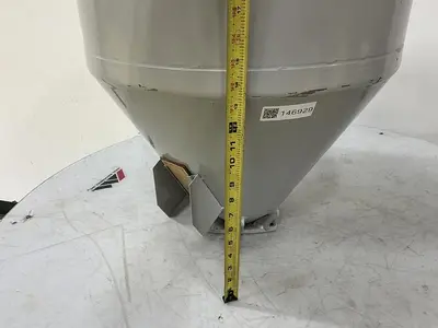 USED METAL FABRICATOR HOPPER