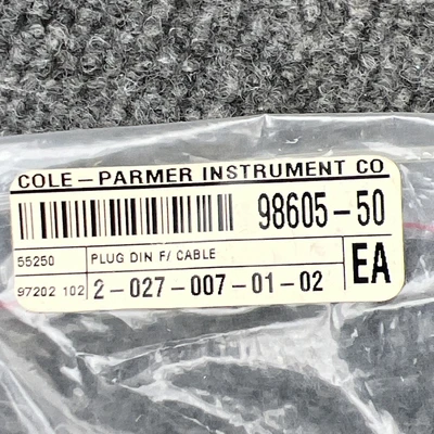 New | in-Stock Cole-Parmer 98605-50 Connector Accessories California US | Davliegogo LLC #1705796
