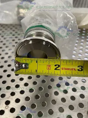 NEW SANI TECH STHT-WR-1000 73" SILICONE HOSE W/ 1" SANITARY FITTING