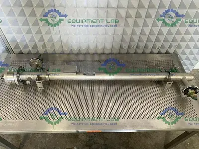 USED ALLEGHENY BRADFORD STAINLESS STEEL SHELL AND TUBE HEAT EXCHANGER 6.3 SQ. FT
