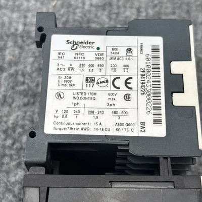 Used Telemecanique LR2K0303 Misc Electrical & Power Parts California US | Davliegogo LLC #1710420