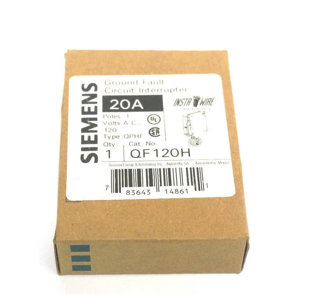 NEW SIEMENS QF120H CIRCUIT BREAKER