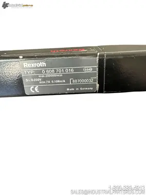 Used REXROTH 0608701016 Electronic Assembly Tools Kentucky US | Industrial Parts R Us Inc. #1503569