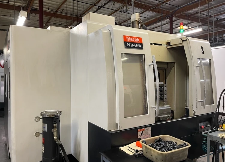 Used 2004 MAZAK PFH-4800 Horizontal Table Type Boring Mills California US | Machinery Network #6012