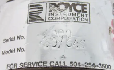 NEW ROYCE INSTRUMENT 60/64S TRANSDUCER 6064S