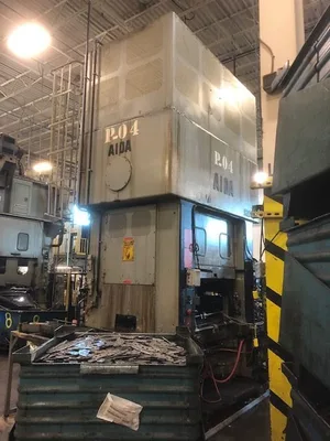 AIDA, TWO POINT, STRAIGHT SIDE, LINK MOTION PRESS 220 Ton capacity, MODEL PMX-L2-200