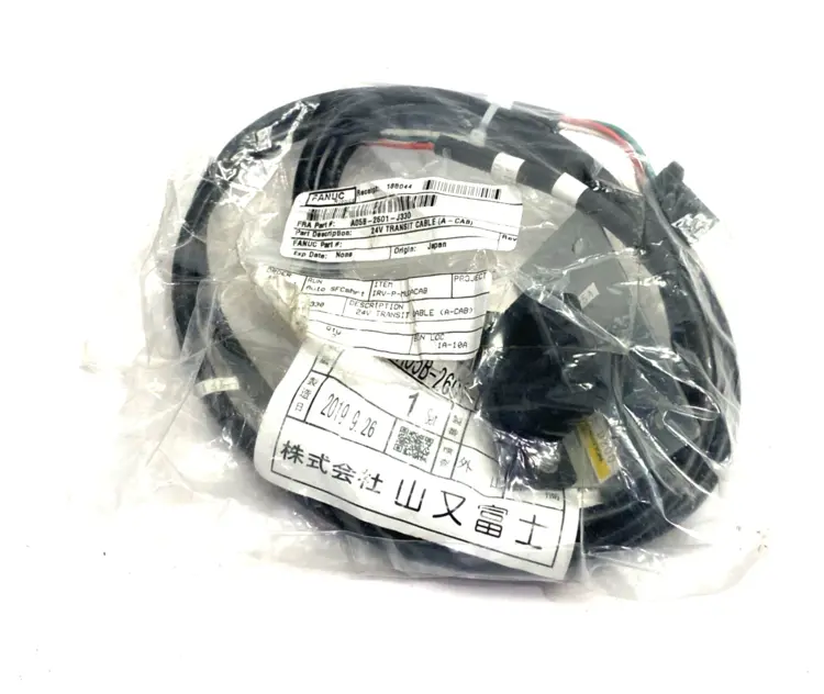 Used FANUC TRANSIT CABLE ASSEMBLY 24V, FOR R-30IB CONTROLLER Cable & Wire | Maverick Industrial Sales #1099341