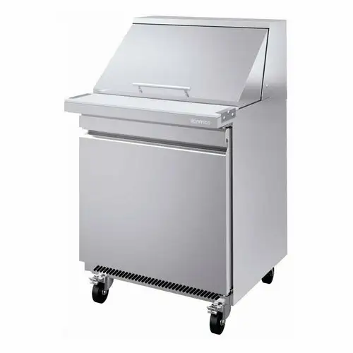 Infrico IRT-UC27PMT 27 5/8" UC Series Mega Top Sandwich/Salad Prep Table w/ Refrigerated Base, 115v