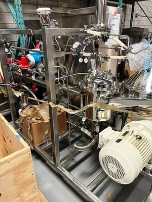 Westfalia CSC 6-06-476 hydro-hermetic clarifier skid, 316L SS.