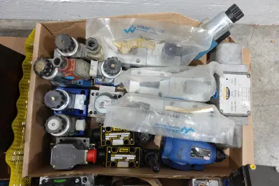 2 PALLETS OF ASSORTED VALVES, PARTS AND ACCESSORIES