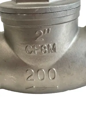 NEW SHARPE CF8M SWING VALVE 2" VSH20276