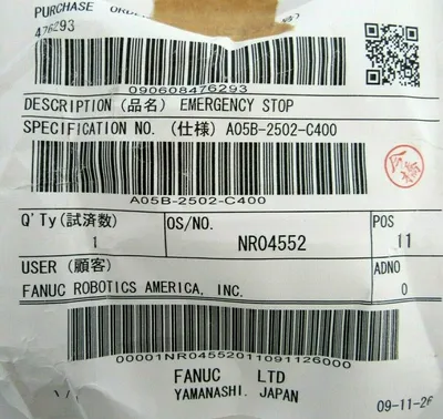 NEW FANUC A05B-2502-C400 POWER SUPPLY A05B2502C400