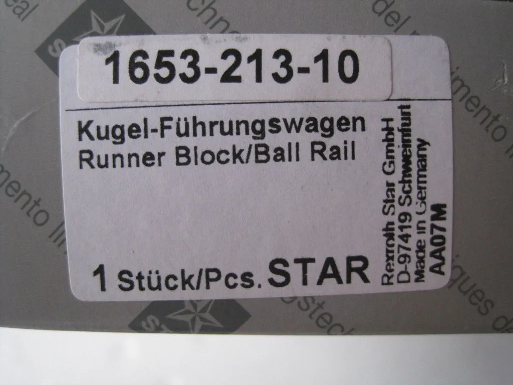 NEW STAR 1653-213-10 BALL RAIL