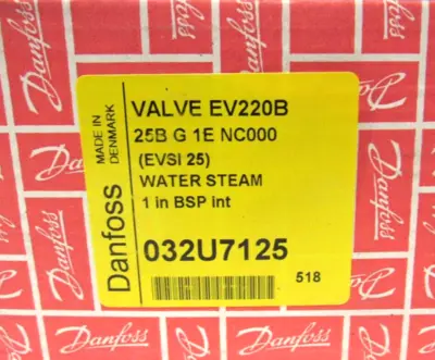 NEW DANFOSS 032U7125 VALVE EV220B