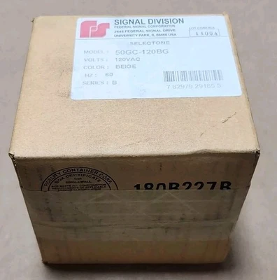NEW Federal Signal 50GC-120BG