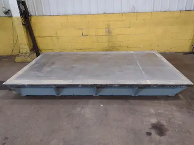 10' X 6' X 13" STEEL LAYOUT TABLE: STOCK #23784