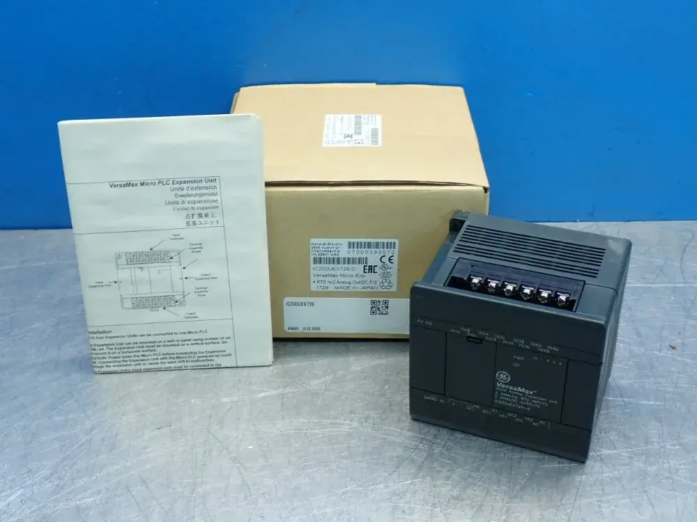 New | in-Stock GENERAL ELECTRIC IC200UEX726 PLC Expansion Units Ohio US | HGR 24 #904499