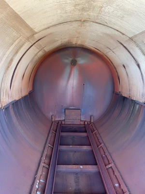 Gaston County 304 stainless steel autoclave. 6′ diameter X 7′ long.